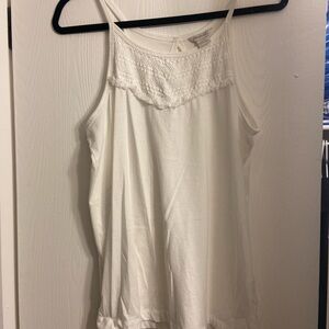 Ariat White Lace Accent Camisole